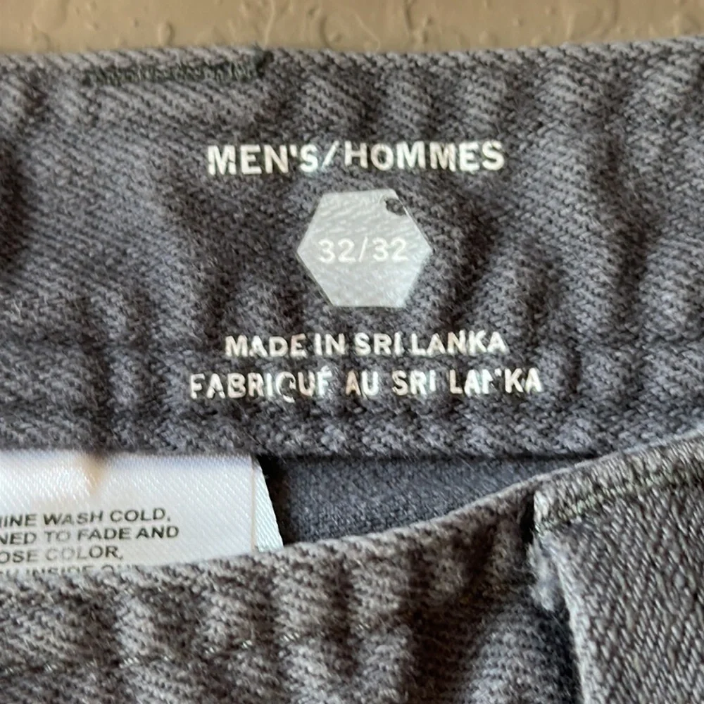 Men's Mountain Hardwear Straight‎ Leg Grey Denim Active Jeans Size 32X32